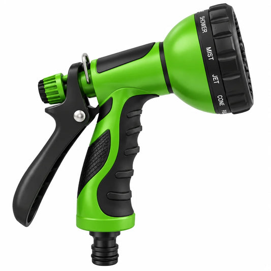 Leafzen Adjustable Multi Pattern Garden Hose Nozzle
